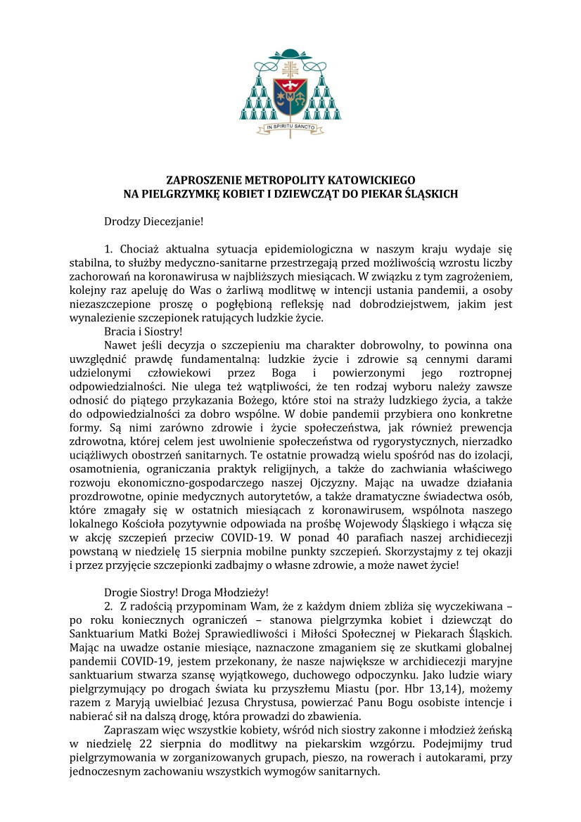 Pielgrzymka kobiet 2021 1