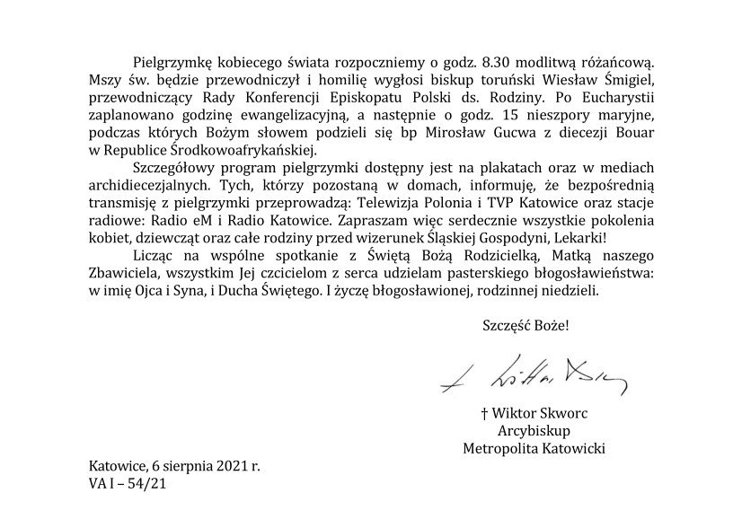 Pielgrzymka kobiet 2021 2